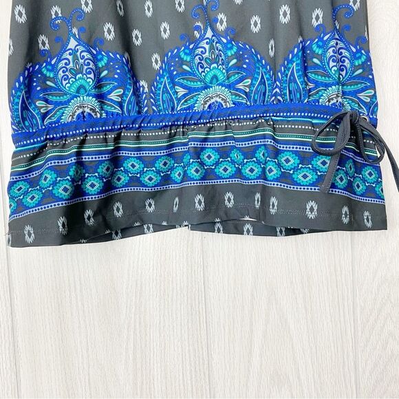 Athleta | Tic Tac Toe Mandala Print Racerback Support Tank Top Size Medium - Picture 7 of 10